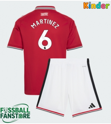 Manchester United Lisandro Martinez #6 Replik Heimtrikot Kinder 2026-27 Kurzarm (+ Kurze Hosen)